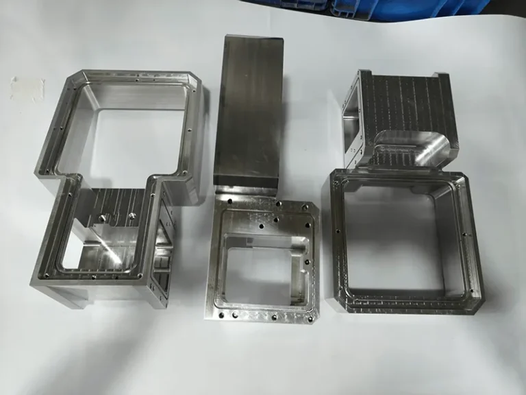 Large thin-wall machined enclosure frames with sealing groove, view 2