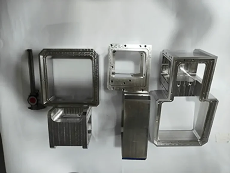 Large thin-wall machined enclosure frames with sealing groove, view 3